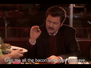 Hungry Ron Swanson GIF - Find & Share on GIPHY