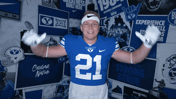 Byu Football Touchdown GIF by BYU Cougars
