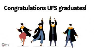 Congratulations Class Of 2020 GIF by University of the Free State