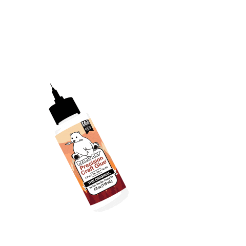 Crafting Glue Sticker by Bearly Art