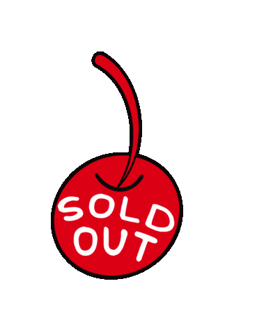 Red Fruit Sticker by Sid The Cat