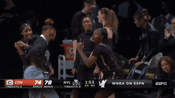 New York Liberty Reaction GIF by WNBA