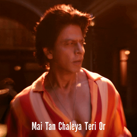Shah Rukh Khan Romance GIF by Red Chillies Entertainment
