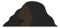 Tired Woman Sticker