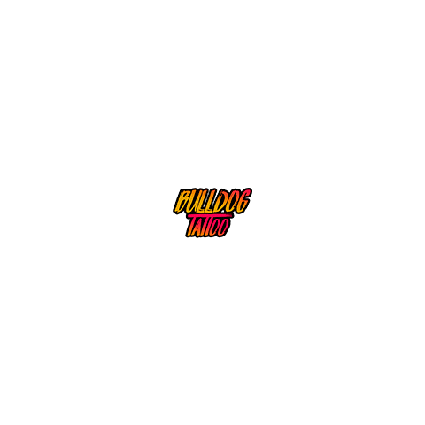 Bulldog Tattoo Sticker