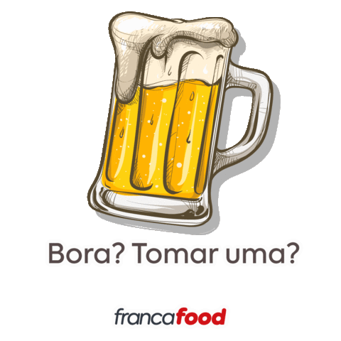Beer Bebida Sticker by FrancaFood