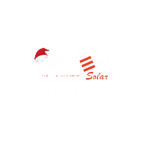 Feliz Natal Sticker by Green Solar Energia