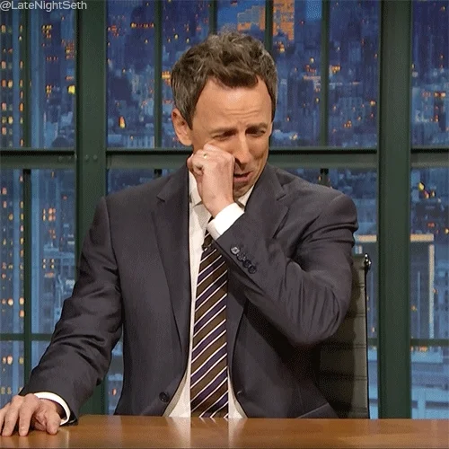 sad seth meyers GIF by Late Night with Seth Meyers