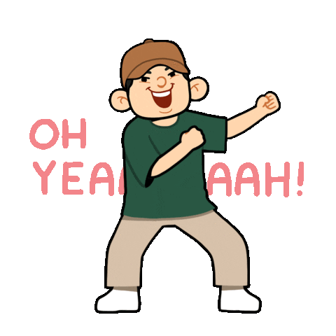 Happy Sticker