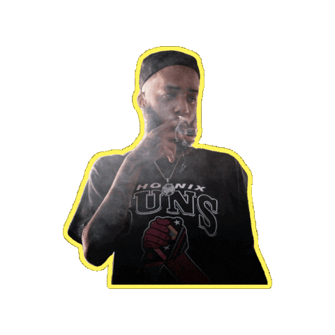 Stoner Smoking Sticker by MdrnRockstars