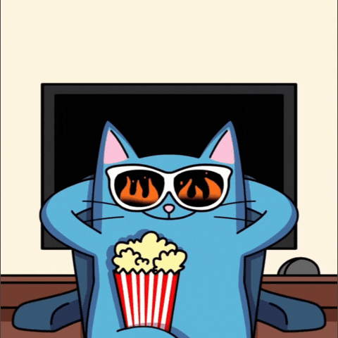 Blue Cat Nopecat GIF