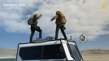 High Five Bradley Cooper GIF by National Geographic Channel