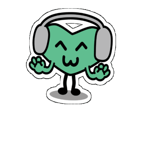 Vibing Sticker by Melody Matters