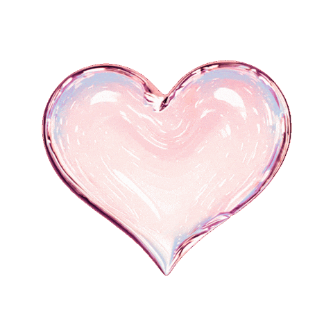 Heart Chrome Sticker