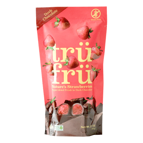 Strawberry Sticker by Tru Fru