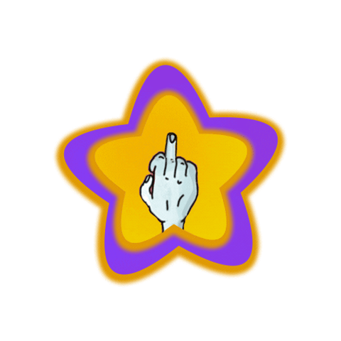 Flower Star Sticker