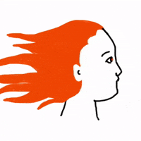 Red Hair Fall GIF by Barbara Pozzi