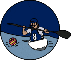 Sport Kayak Polo Sticker by Canoepolo_info
