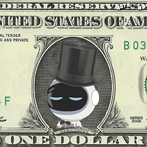 One Dollar Money GIF by Astroon
