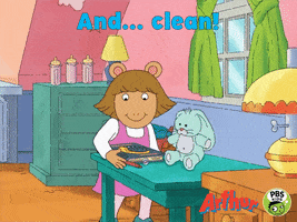 D W Cleaning GIF by PBS KIDS