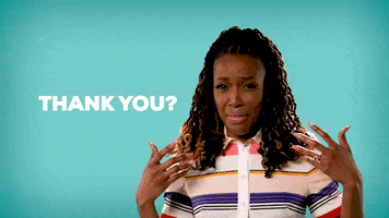 thank you i guess franchesca ramsey GIF by chescaleigh
