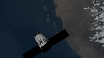dragon spacecraft GIF by NASA