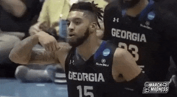 College Basketball Eating GIF by NCAA March Madness