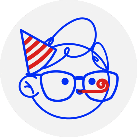Party Celebration Sticker
