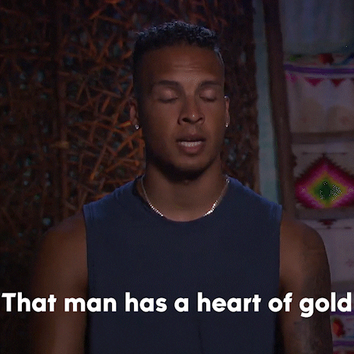 Proud Heart Of Gold GIF by Bachelor in Paradise