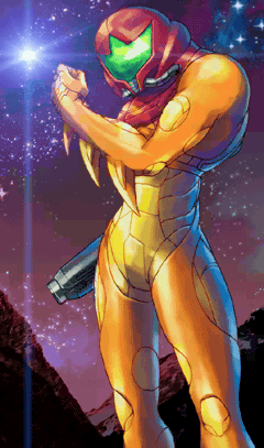 Metroid Fusion Aran GIF
