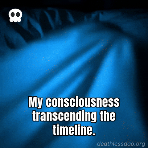 Transcending Deep Thoughts GIF by deathlessdao