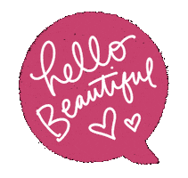 Talk Bubble Hello Sticker by CallieRian