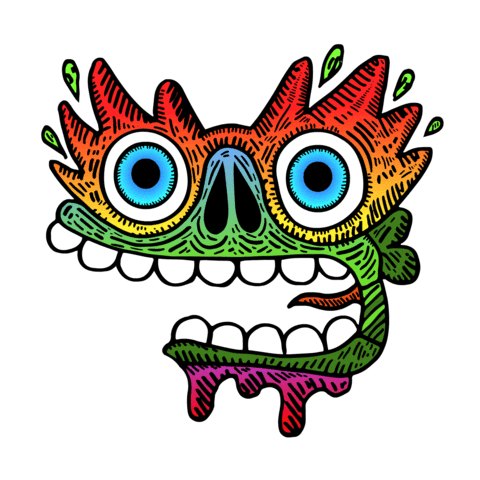 Fun What Sticker