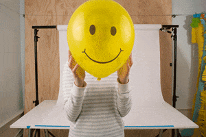 happy balloon GIF by Photojojo