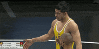 Wrestling Fist Pump GIF by NCAA Championships