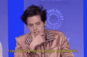 Tired Cole Sprouse GIF by The Paley Center for Media
