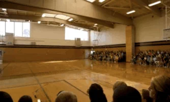 augmented reality whale on basketball court teknotower