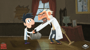 cloudy with a chance of meatballs handshake GIF