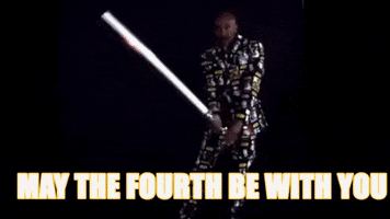 may the fourth be with you GIF by Robert E Blackmon