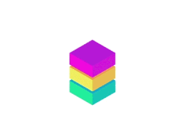 cubes bouncing GIF