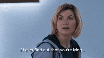 lying jodie whittaker GIF by Doctor Who