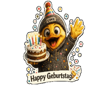 Party Birthday Sticker