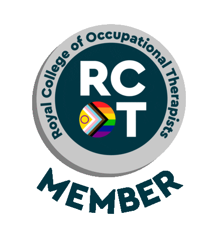 Occupational Therapy Pride Sticker by Royal College of Occupational Therapists