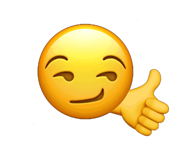 Thumbs Up Smiley Face Emoji Gif Foto Images