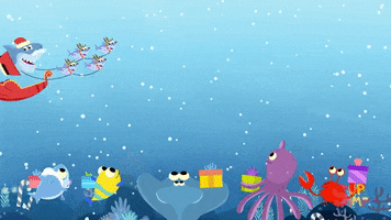 merry christmas baby shark GIF by Super Simple