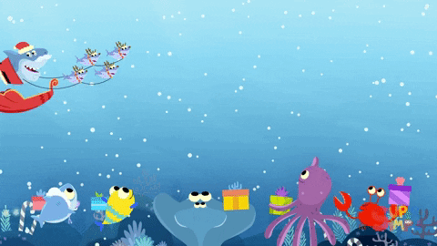Merry Christmas Baby Shark Gif By Super Simple Find Share On Giphy