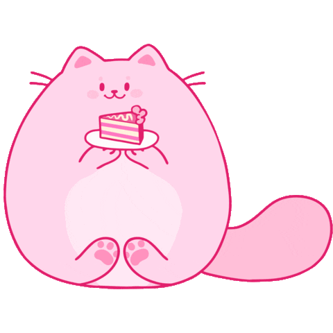 Happy Birthday Eating Sticker by tortomaster