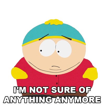 Confused Eric Cartman Sticker by South Park