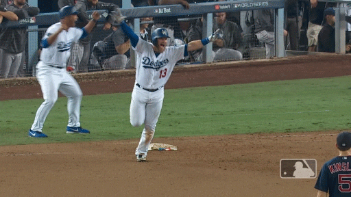 La Dodgers Baseball GIF by MLB - Find & Share on GIPHY