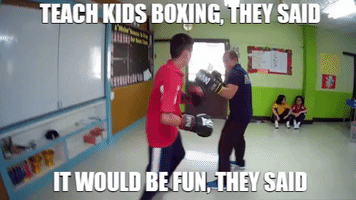 Teach Kids Boxing They Said GIF